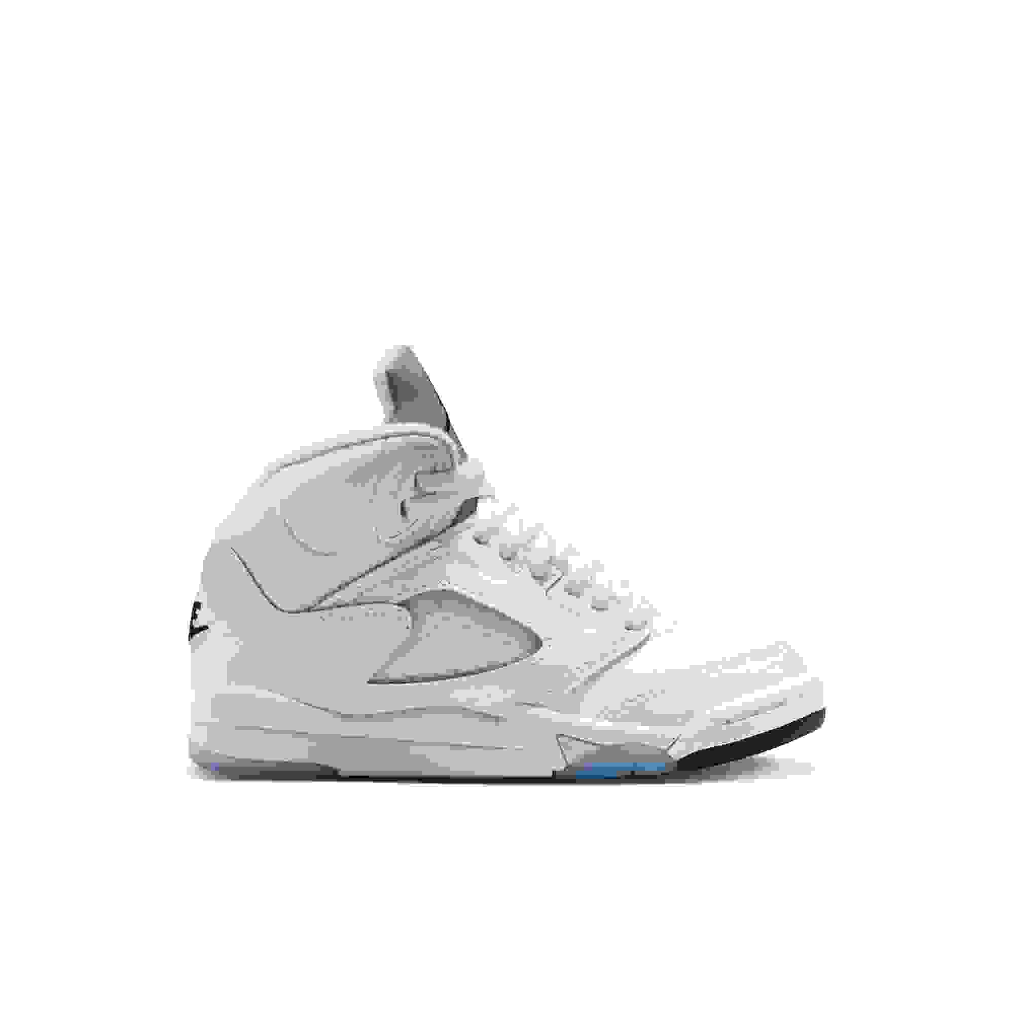 Jordan 5 Retro Preschool Kids' “White Metallic” Shoe